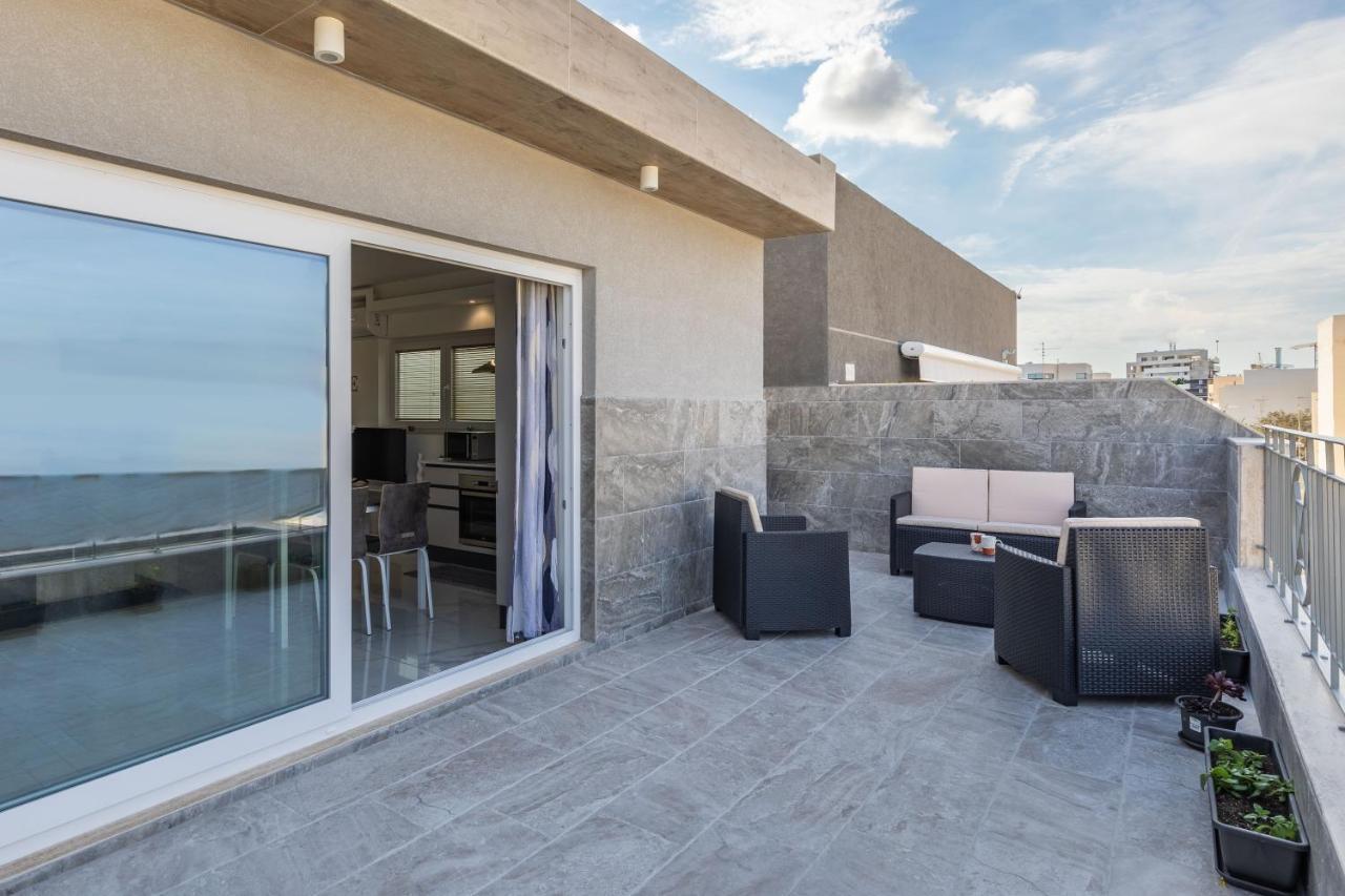 Terrace View-Stylish Two Bedrooms Fully Ac-Wifi Penthouse Мсіда Екстер'єр фото