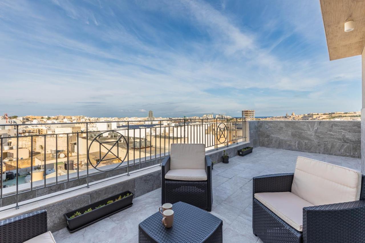 Terrace View-Stylish Two Bedrooms Fully Ac-Wifi Penthouse Мсіда Екстер'єр фото